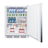 Accucold ADA compliant built-in undercounter all-refrigerator for general purpose or – FF7LWBISSHHADA