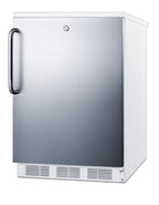 Accucold ADA compliant built-in undercounter all-refrigerator for general purpose or – FF7LWBISSTBADA - Angle
