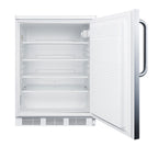 Accucold ADA compliant built-in undercounter all-refrigerator for general purpose or – FF7LWBISSTBADA - Open