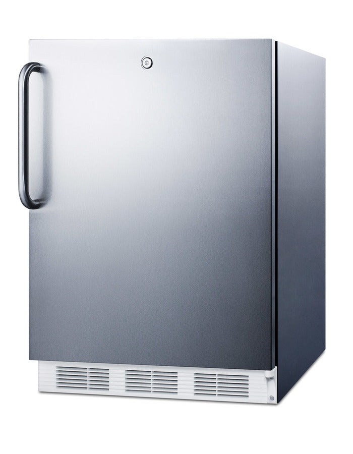 Accucold ADA compliant built-in undercounter all-refrigerator for general purpose or – FF7LWCSSADA - Angle