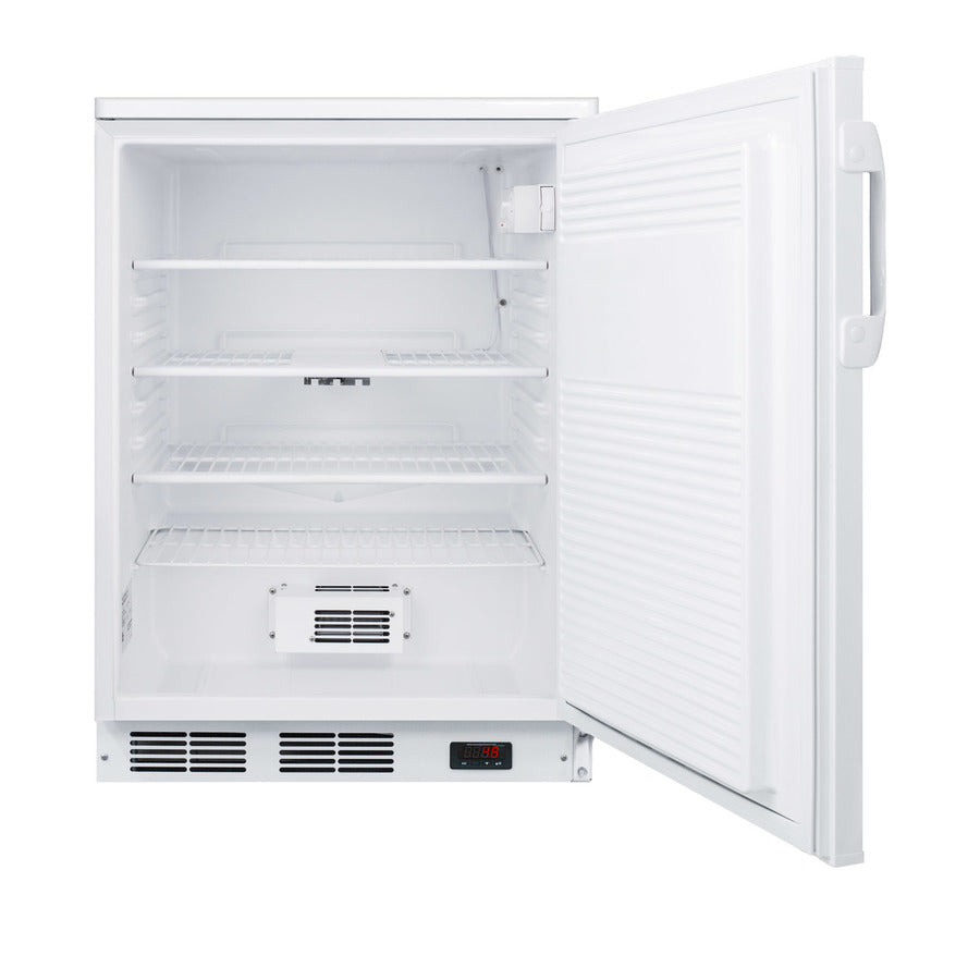 Accucold 24" wide auto defrost commercial all-refrigerator with lock, Left Hinge, ADA – FF7LWPROADALHD Secondary image