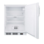 Accucold 24" wide auto defrost commercial all-refrigerator with lock, Left Hinge, ADA – FF7LWPROADALHD