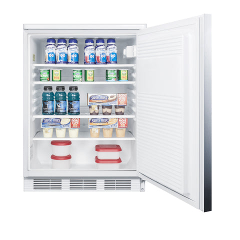 Accucold 24" Wide All-Refrigerator (Model FF7LWSSHH)