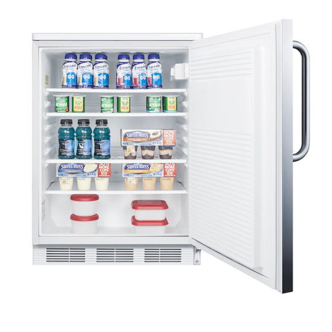 Accucold 24" Wide All-Refrigerator (Model FF7LWSSTB)