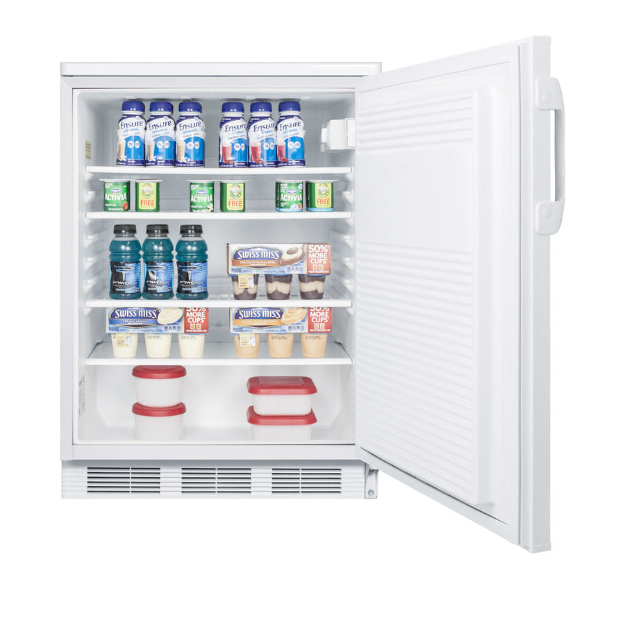 Accucold Commercially listed freestanding all-refrigerator for general purpose use, ADA, Panel-Ready – FF7LWIFADA