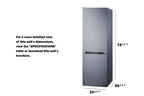 Accucold Bottom mount refrigerator-freezer (Model FFBF124SSLHD)