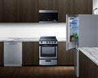 Accucold Bottom mount refrigerator-freezer (Model FFBF124SSLHD)