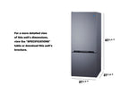 Bottom mount refrigerator-freezer (Model FFBF154SSLHD)