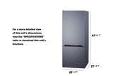Bottom mount refrigerator-freezer (Model FFBF154SSLHD)