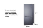 Accucold Bottom mount refrigerator-freezer (Model FFBF154SS)