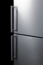 Energy Star Certified 24" X 24" Bottom Mount Refrigerator with a Stainless Steel Look