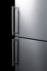 Energy Star Certified 24" X 24" Bottom Mount Refrigerator with a Stainless Steel Look
