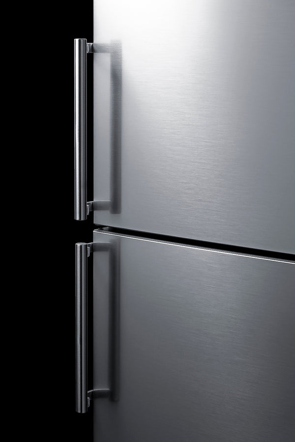 Energy Star Certified 24" X 24" Bottom Mount Refrigerator with a Stainless Steel Look