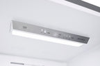 Accucold ENERGY STAR certified frost-free bottom freezer refrigerator with front handles and grill to raise height to 72" (Model FFBF279SSXH72LHD)