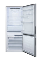 ENERGY STAR certified bottom freezer refrigerator with stainless steel doors (Model FFBF279SSX)