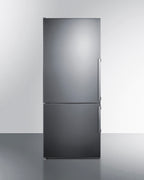 Frost-free ENERGY STAR certified bottom freezer refrigerator in stainless steel (Model FFBF283SSLHD)