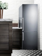 Accucold Frost-free ENERGY STAR certified bottom freezer refrigerator in stainless steel (Model FFBF283SS)