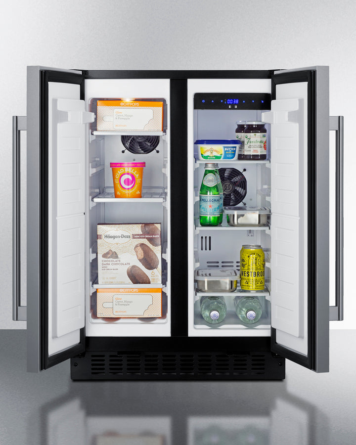Accucold 24" Wide Fully Integrated Panel-ready Bottom Freezer Refrigerator (Model FFBF11NTLHD)