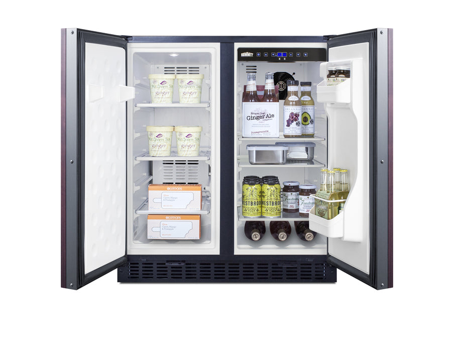 Accucold Frost-free side-by-side refrigerator-freezer for built-in or freestanding use – FFRF3070BIF