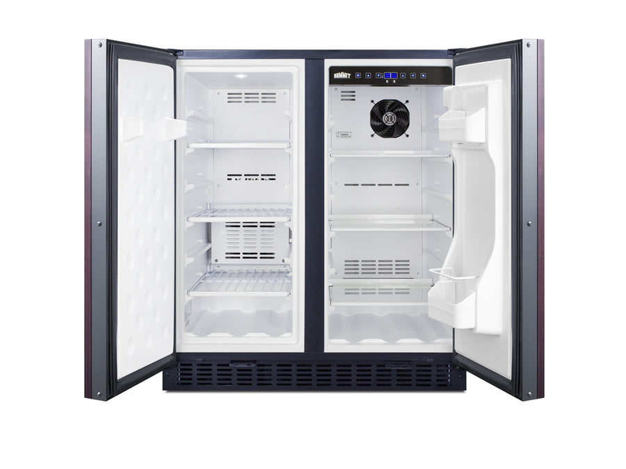 Accucold Frost-free side-by-side refrigerator-freezer for built-in or freestanding use – FFRF3070BIF