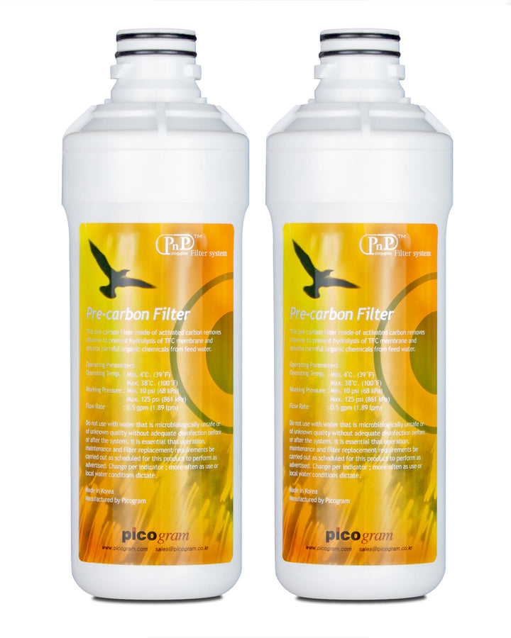 Set of 2 water purification filters for use with BIM100 icemaker