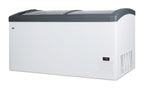 Curved Top Commercial Ice Cream Freezer Made in Denmark - Angle