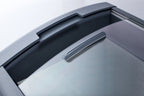 Curved Top Commercial Ice Cream Freezer Made in Denmark - Focus Detail