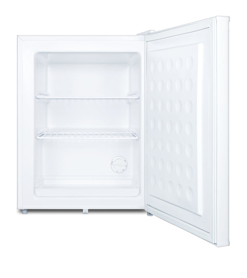 Accucold Compact commercially listed manual defrost all-freezer with NIST calibrated, Left Hinge – FS30L7PLUS2LHD - Open