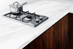 2-burner Gas Cooktop with Sealed Burners, Stainless Steel Surface, and Cast Iron Grates