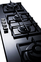 Accucold 4-Burner Island Gas-On-Glass Cooktop with Sealed Burners and Cast – GC443BGL - Detail