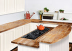 Accucold 4-Burner Island Gas-On-Glass Cooktop with Sealed Burners and Cast – GC443BGL - Set