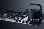 Accucold 34 inch wide gas cooktop, Made in Italy, preset for LP gas