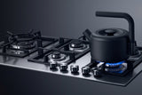 Accucold 34 inch wide gas cooktop, Made in Italy, preset for LP gas
