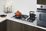 Accucold 34 inch wide gas cooktop, Made in Italy, preset for LP gas