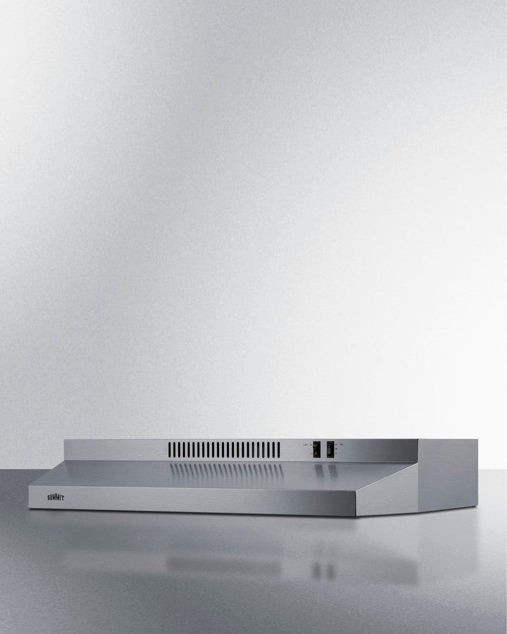 30 inch wide convertible range hood For ADA installation
