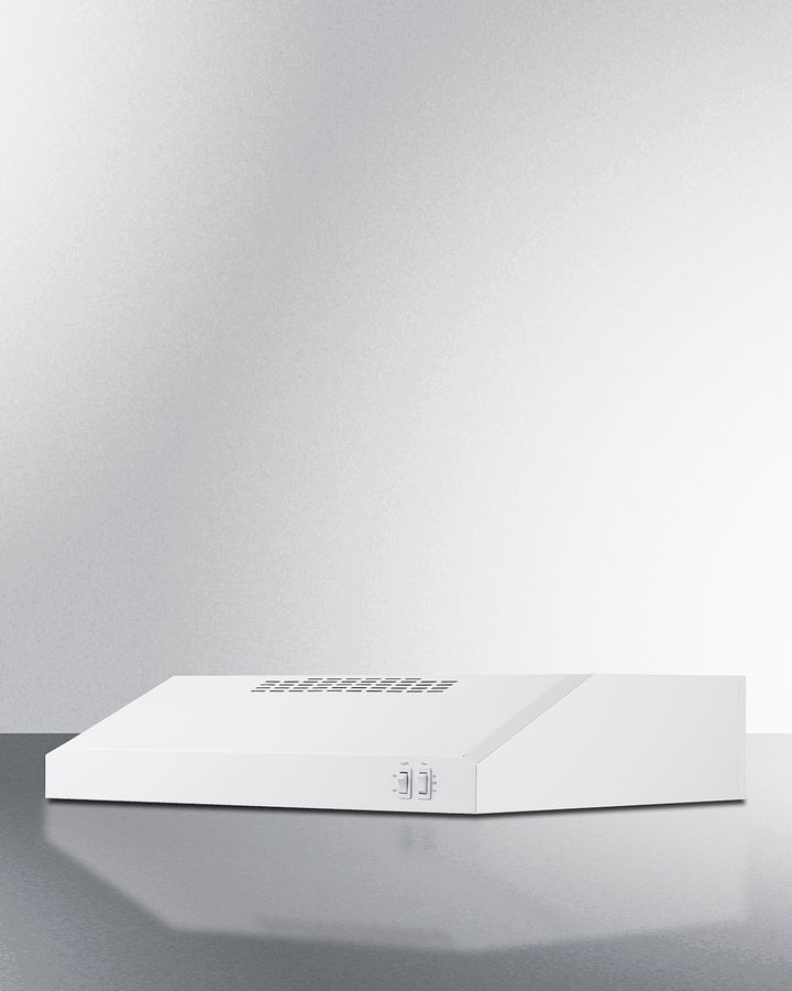 24 Inch Wide Convertible Range Hood for Ducted or Ductless Use (Model HC24WW)