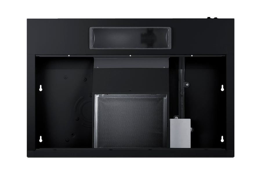 30 Inch Wide Convertible Range Hood for Ducted or Ductless Use (Model HC30BB) - Bottom