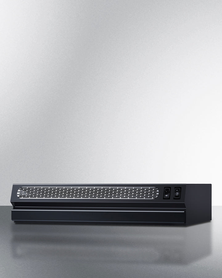 18" Wide Retractable Range Hood for Recirculating Operation (Model HRTX18B)