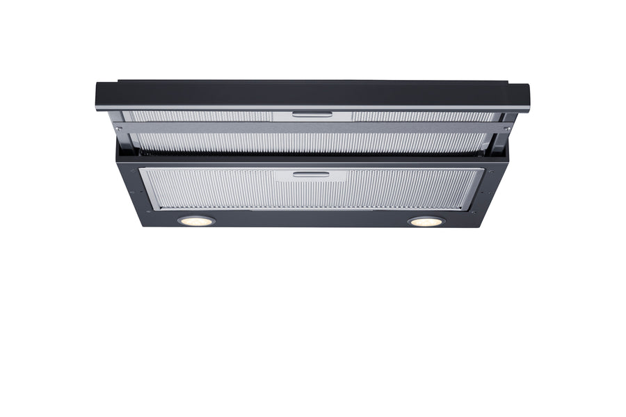 18" Wide Retractable Range Hood for Recirculating Operation (Model HRTX18B)
