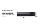 Accucold 18" Wide Retractable Range Hood for Recirculating Operation (Model HRTX18BPTC)