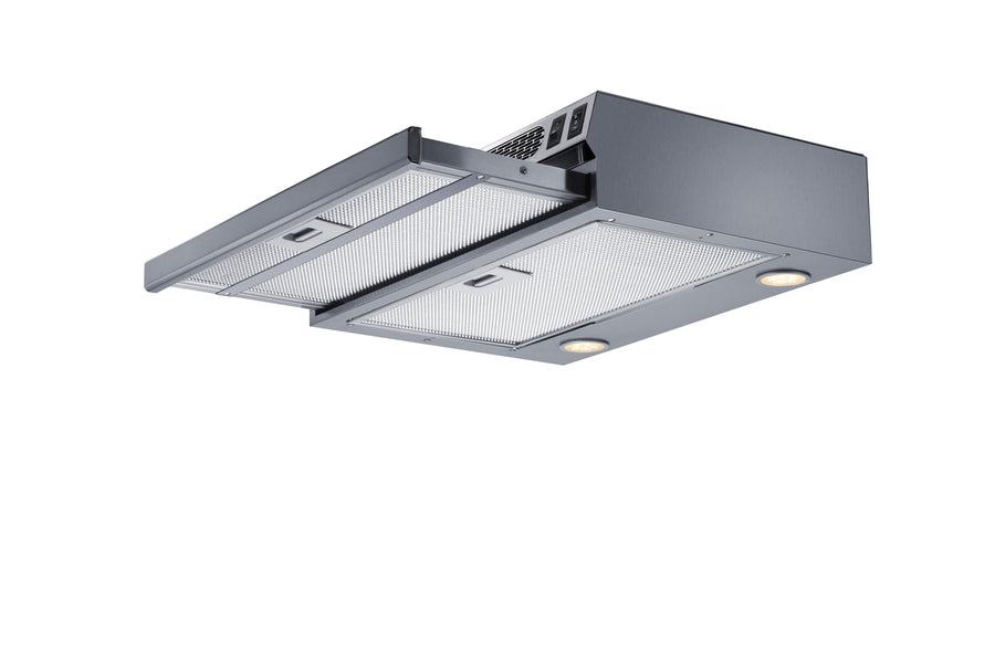 18" Wide Retractable Range Hood for Recirculating Operation (Model HRTX18SS)