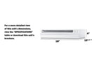 18" Wide Retractable Range Hood for Recirculating Operation (Model HRTX18W)