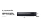 20" Wide Retractable Range Hood for Recirculating Operation (Model HRTX20B)