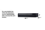 20" Wide Retractable Range Hood for Recirculating Operation (Model HRTX20B)