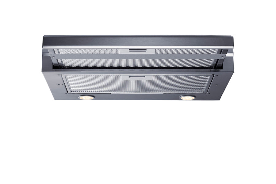 20" Wide Retractable Range Hood for Recirculating Operation (Model HRTX20SS)