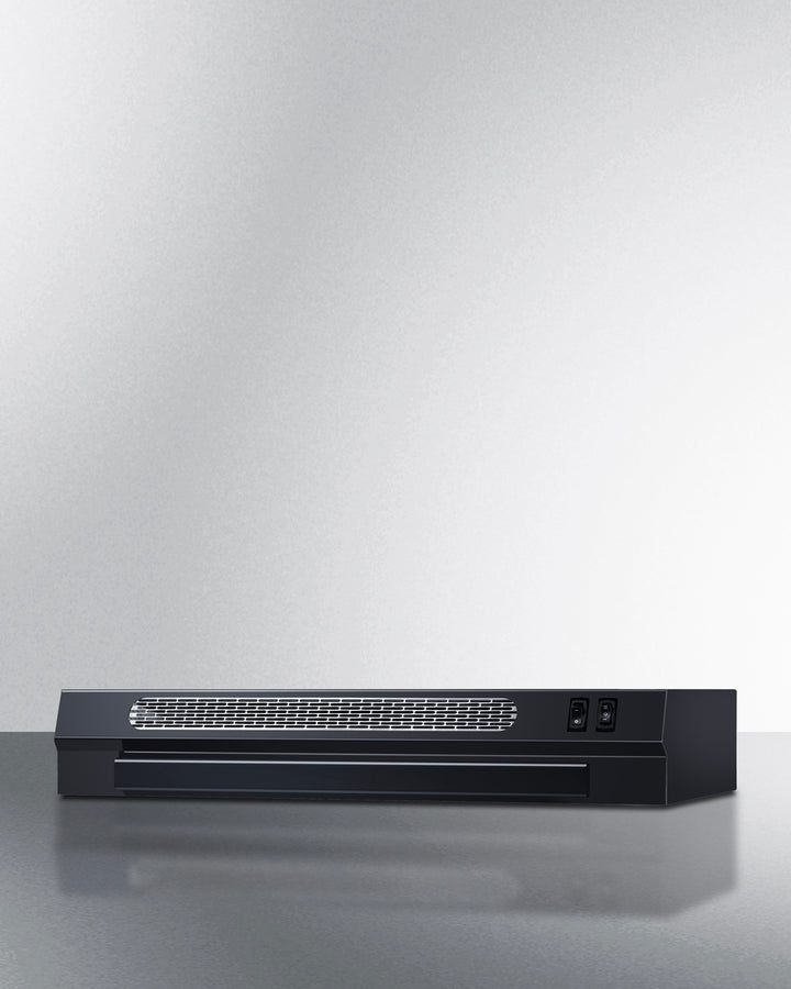 24" Wide Retractable Range Hood for Recirculating Operation - Angle