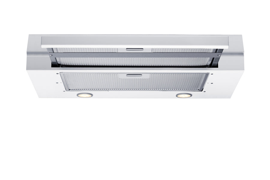 Accucold 24" wide ADA compliant retractable range hood for recirculating operation, ADA (Model HRTX24WADA)