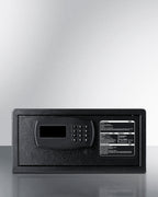 Hotel safe in black with keypad lock