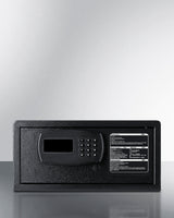 Hotel safe in black with keypad lock