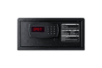 Hotel safe in black with keypad lock